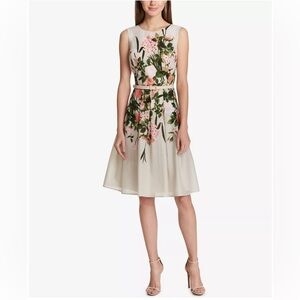 Tommy Hilfiger Floral Printed Fit and Flare Dress
